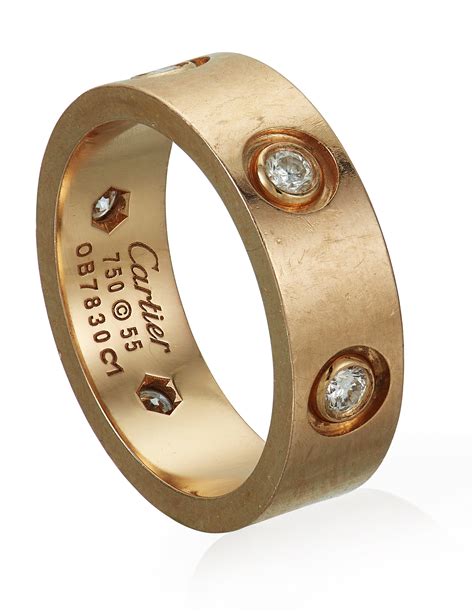 cartier love gold ring|cartier love ring gold plated.